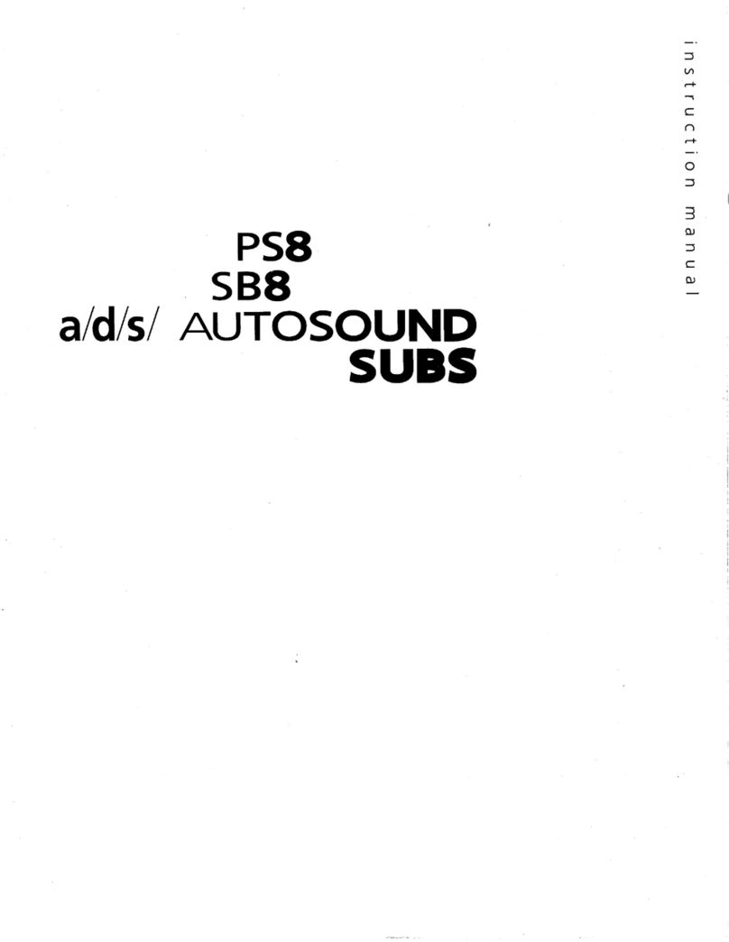 ADS SB8 User manual