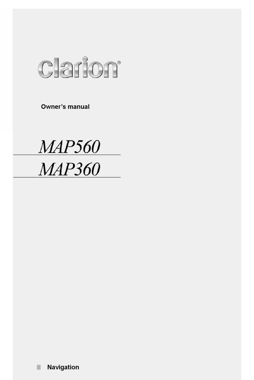 Clarion MAP560 User manual