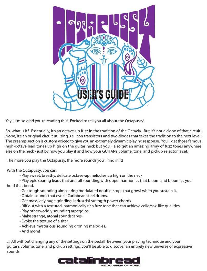 Catalinbread Octapussy User manual