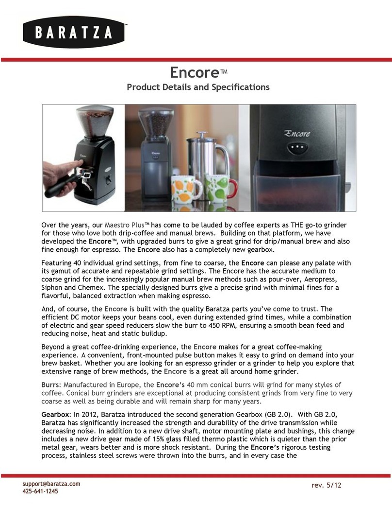 Baratza Encore Installation guide