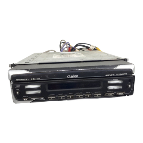 Clarion VRX848RVD User manual