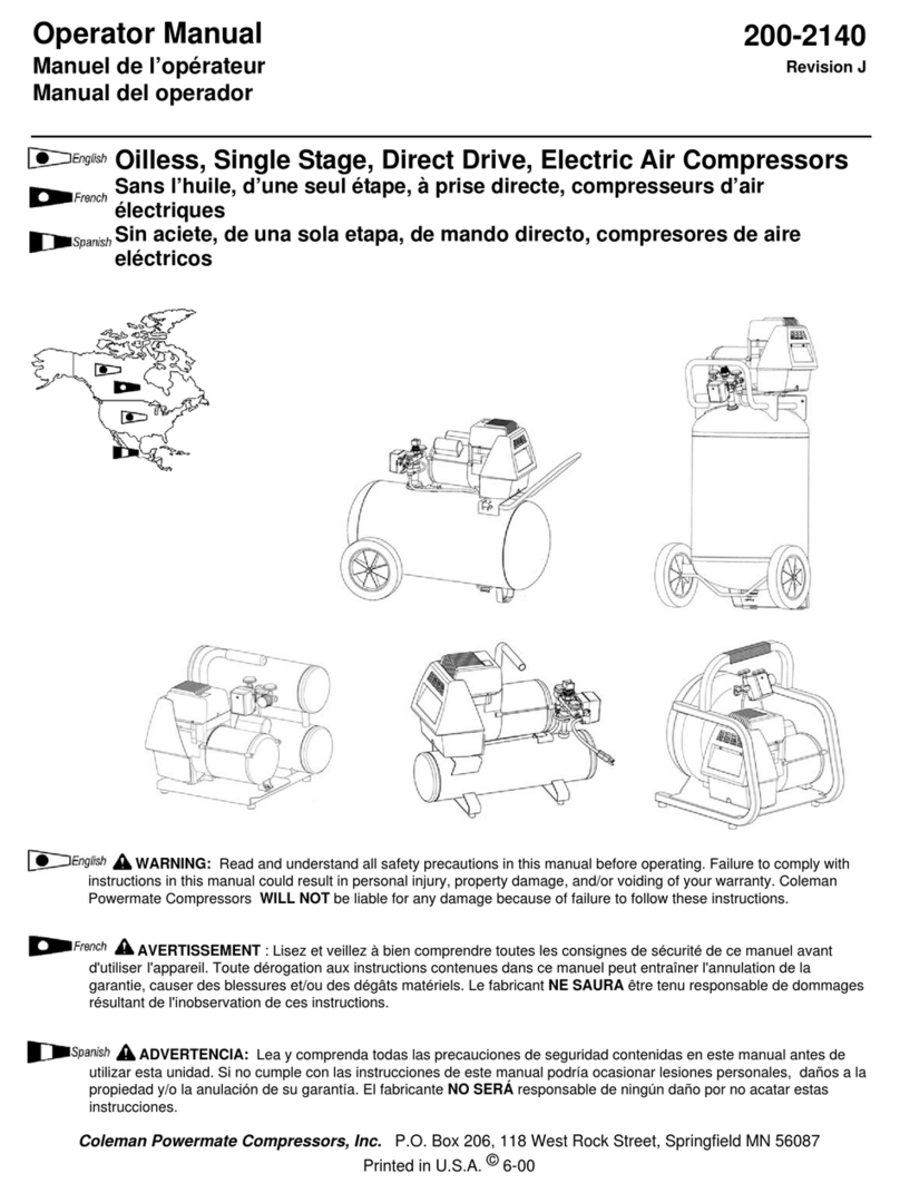 Powermate 200-2140 User manual