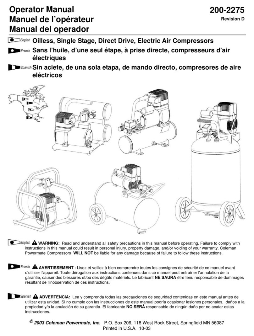 Powermate 200-2275 User manual