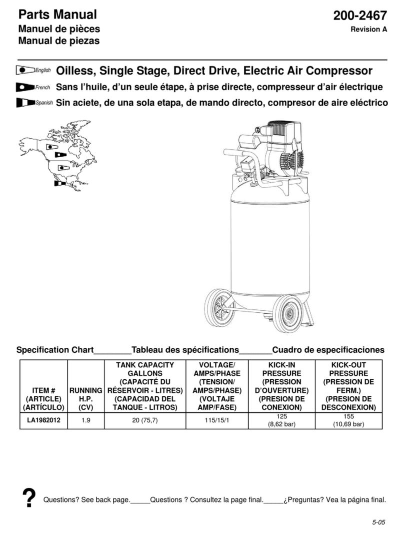 Powermate 200-2467 User manual