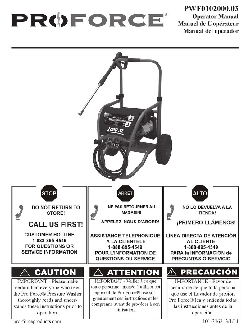 Pro Force PWF0102000.03 Operator's manual