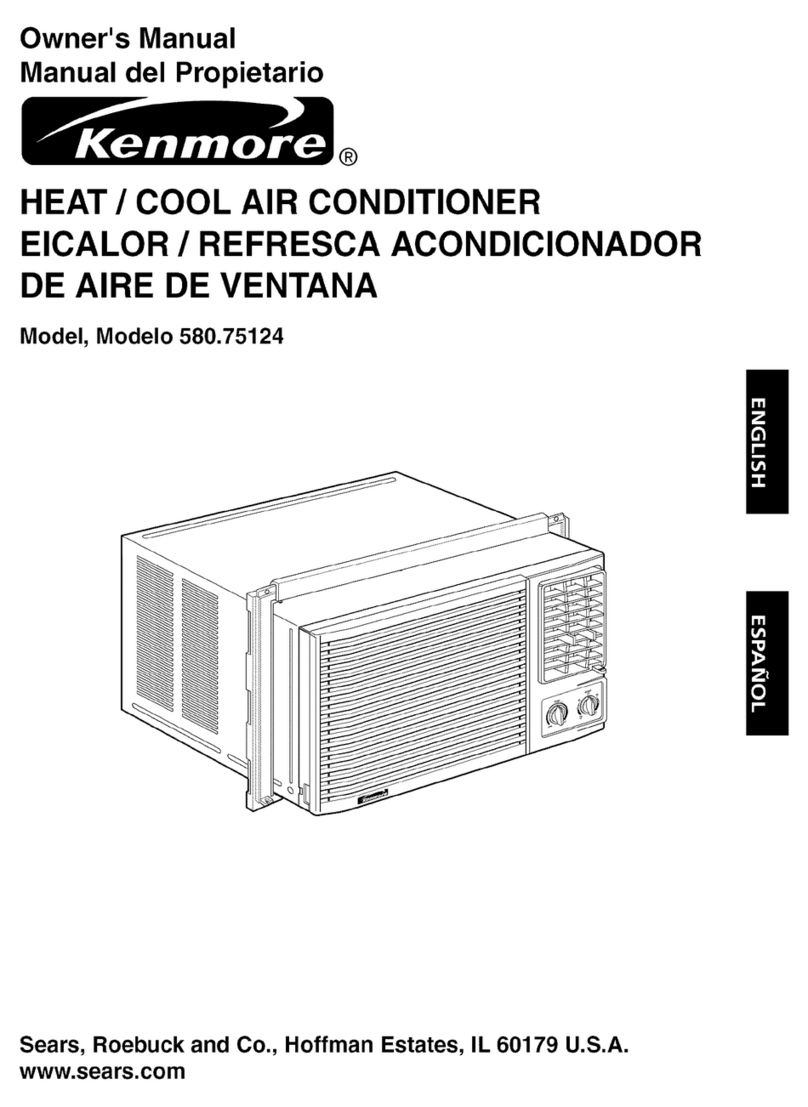 Kenmore 580.75124 User manual