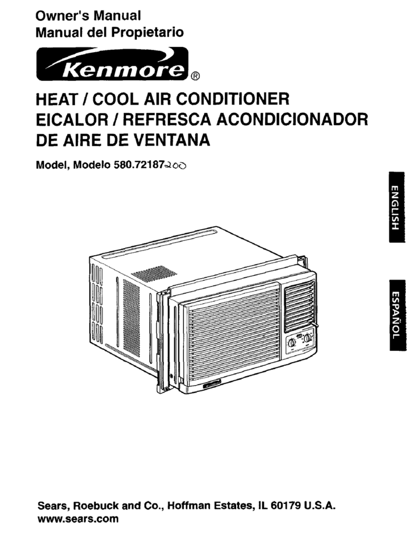 Kenmore 580.72187200 User manual