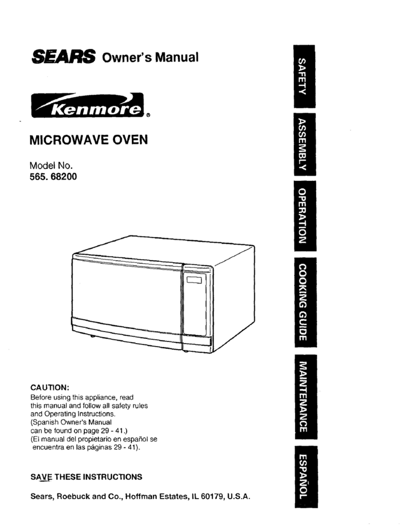 Kenmore 562.68200 User manual