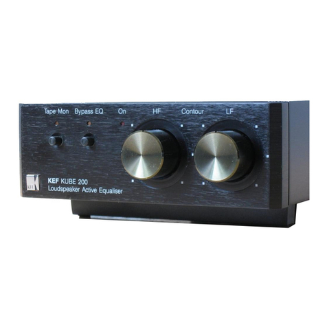 KEF KUBE 200 User manual