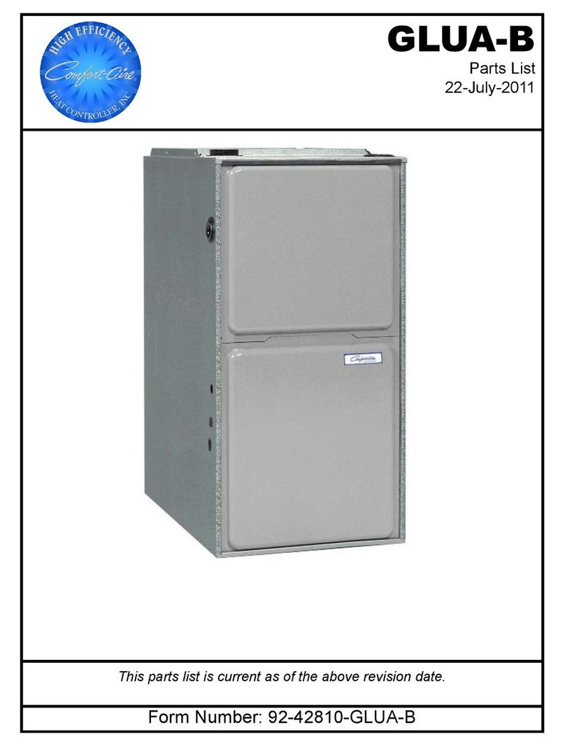 Heat Controller GLUA-B parts list
