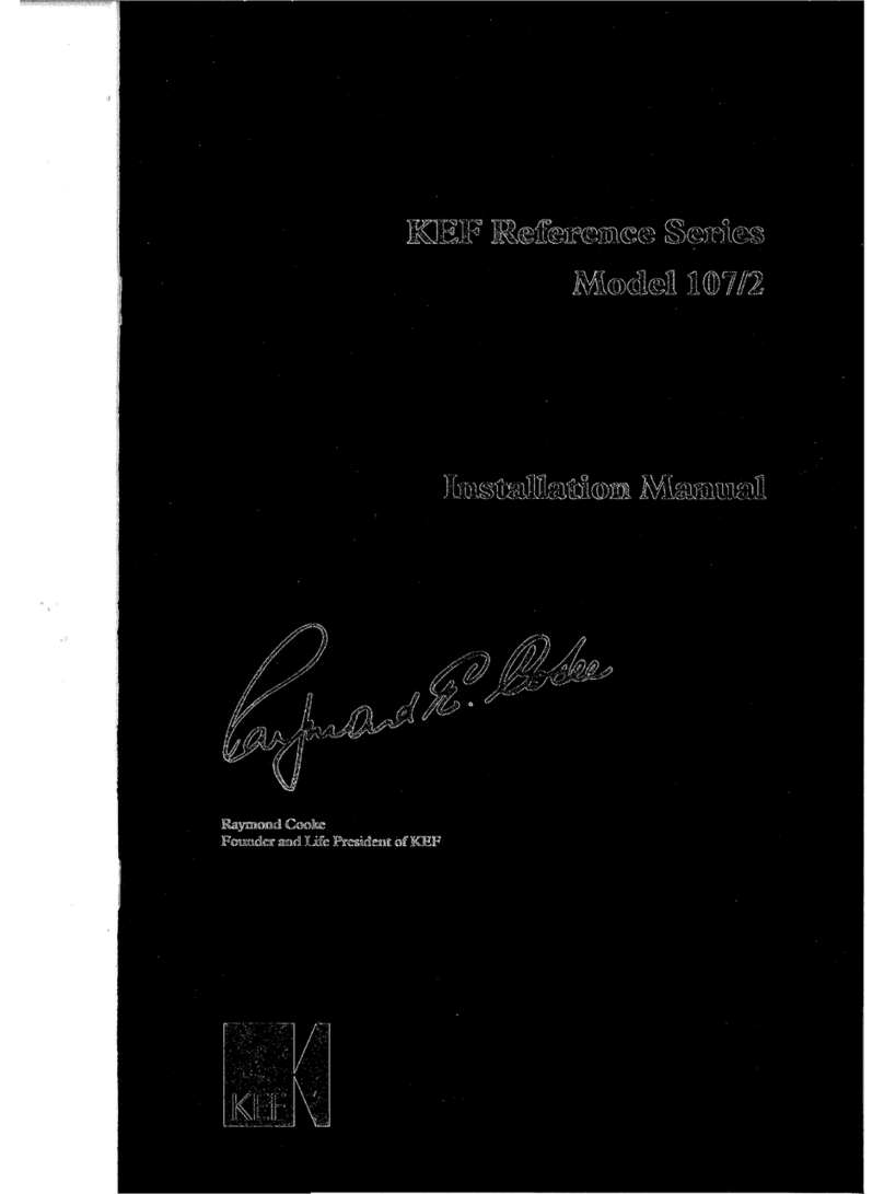 KEF 107/2 User manual