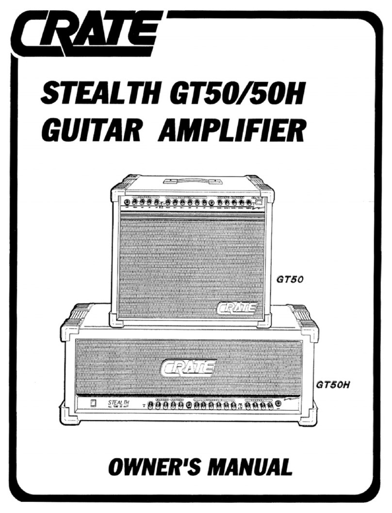 Crate Stealth GT50 User manual
