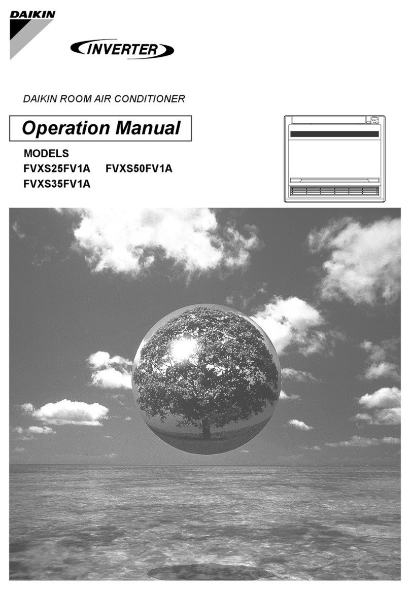 Daikin FVXS25FV1A Operation manual