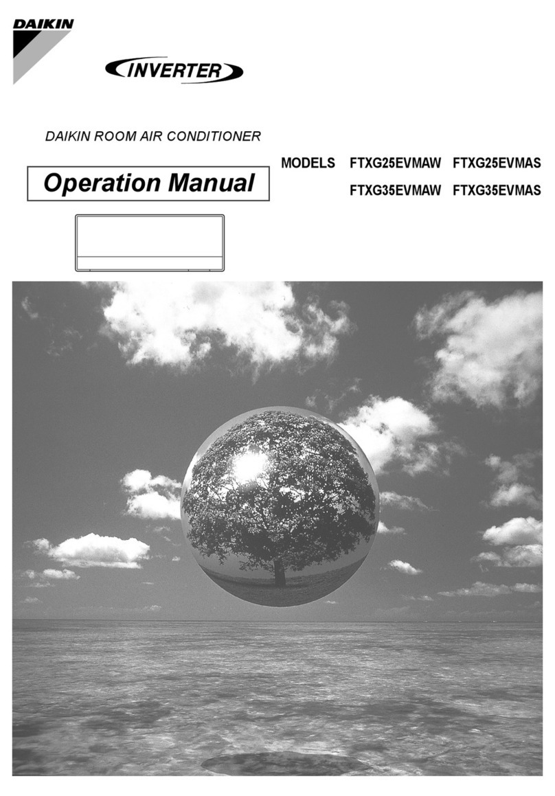 Daikin FTXG25EVMAW User manual