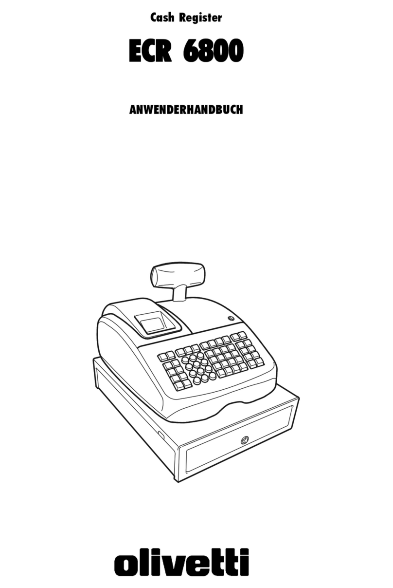 Olivetti ECR 6800 Anwenderhandbuch