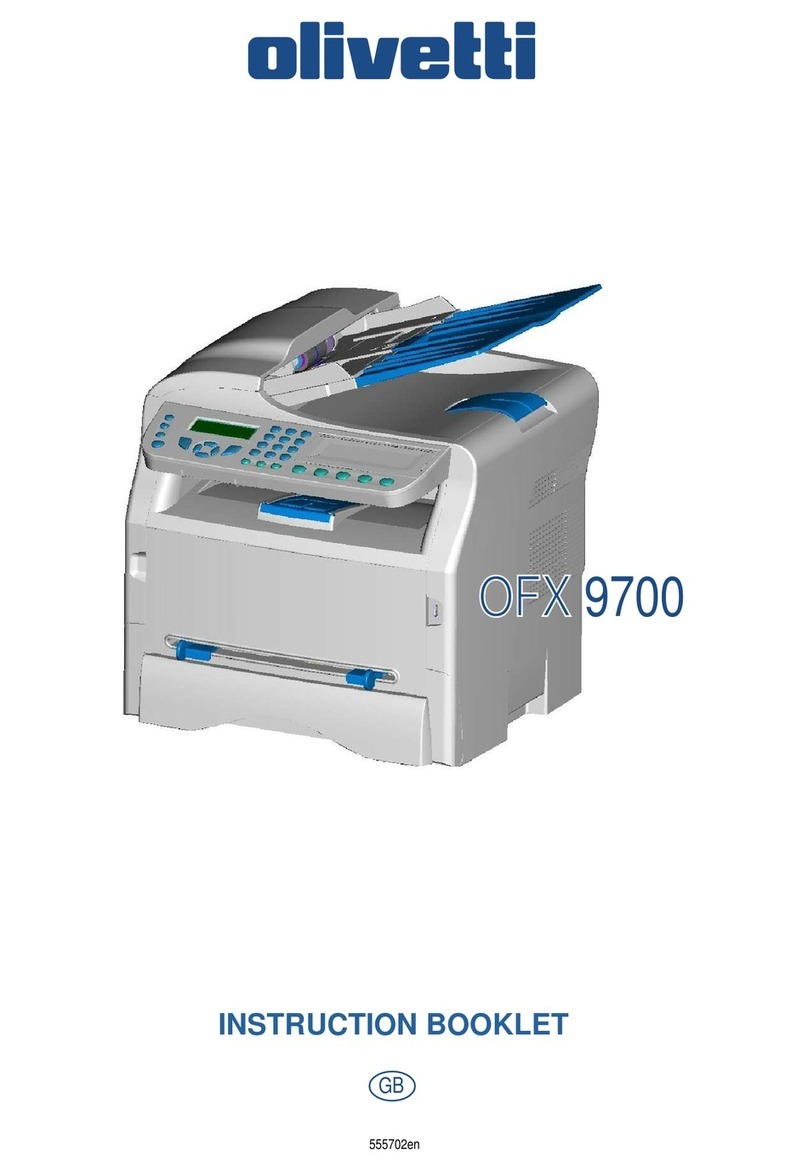 Olivetti OFX9700 User manual