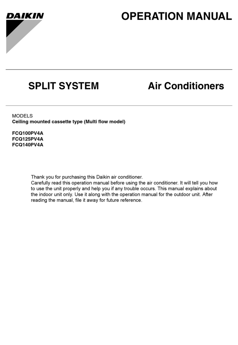 Daikin FCQ100PV4A User manual