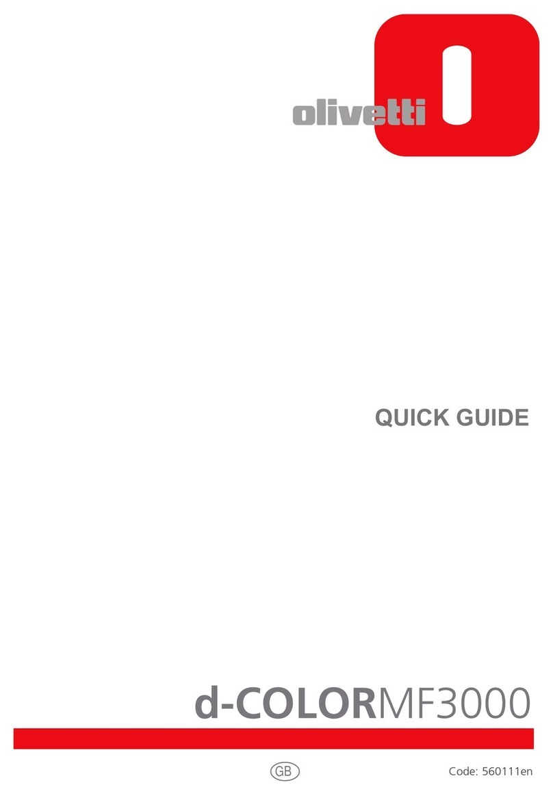 Olivetti d-COLOR MF3000 User manual