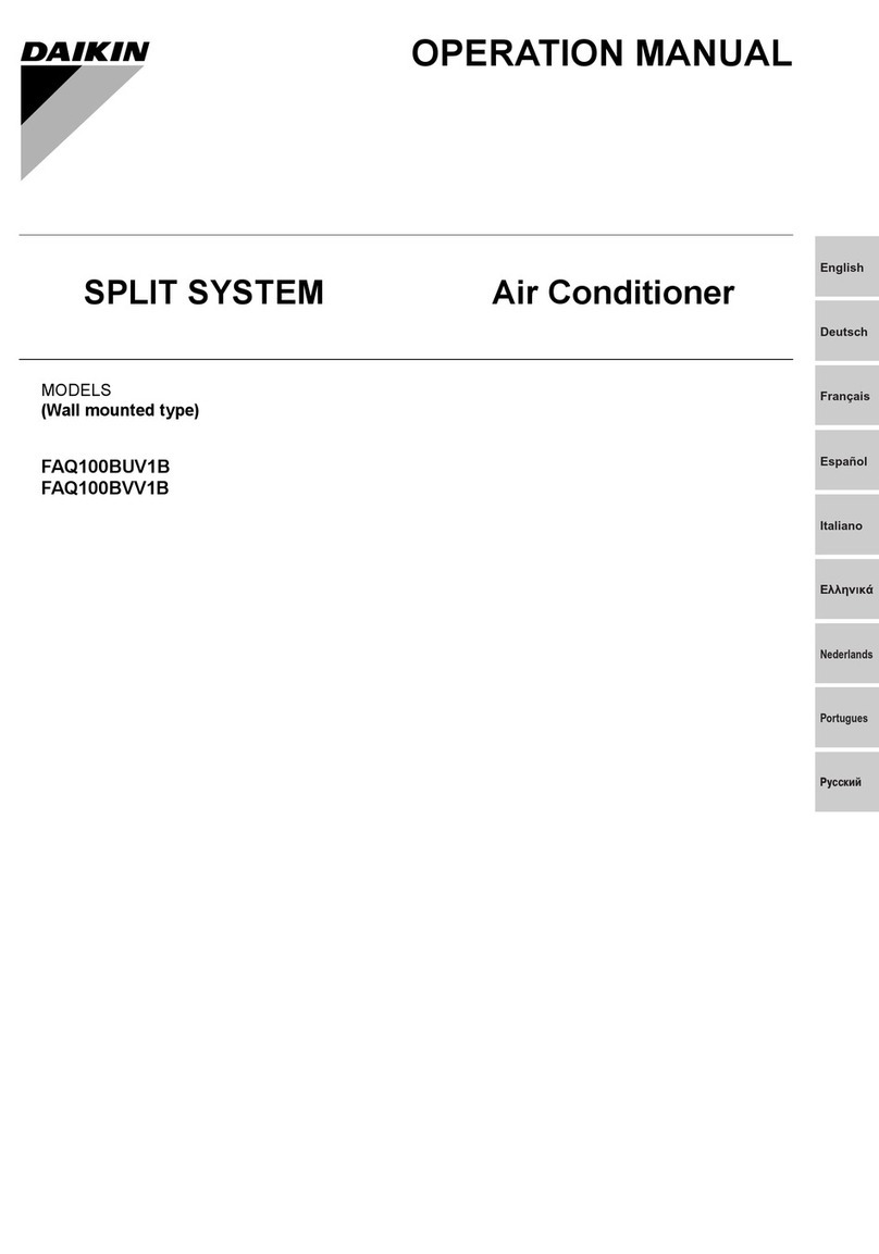 Daikin FAQ100BUV1B x 2 User manual