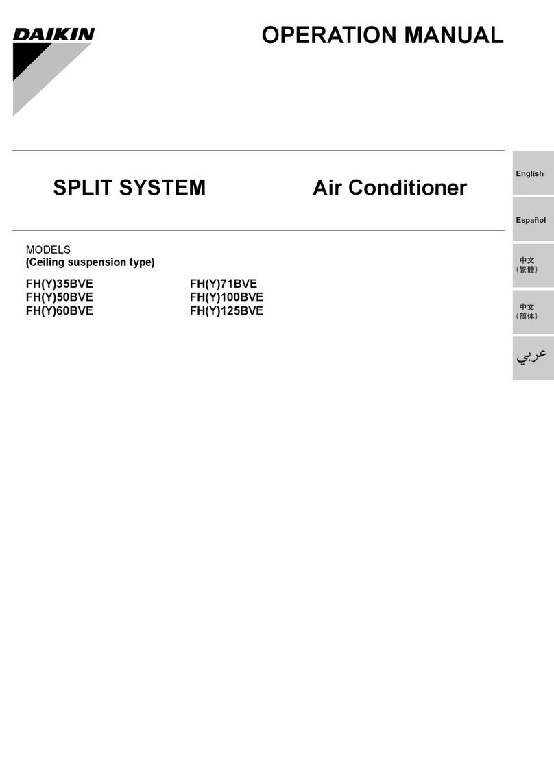 Daikin FHY35BVE x 2 User manual