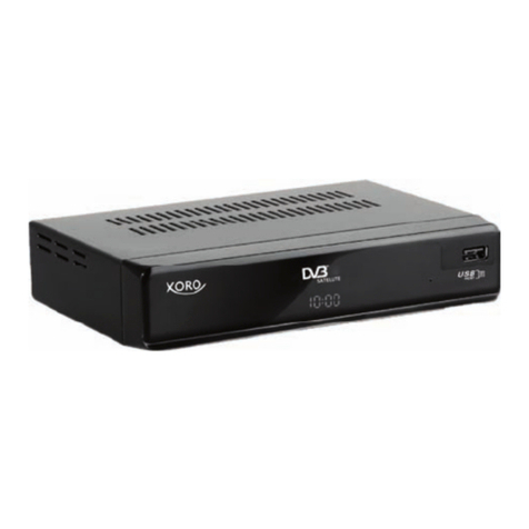 Xoro HRS 2500 Operation manual