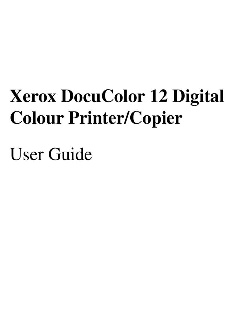 Xerox DOCUCOLOR 12 User manual