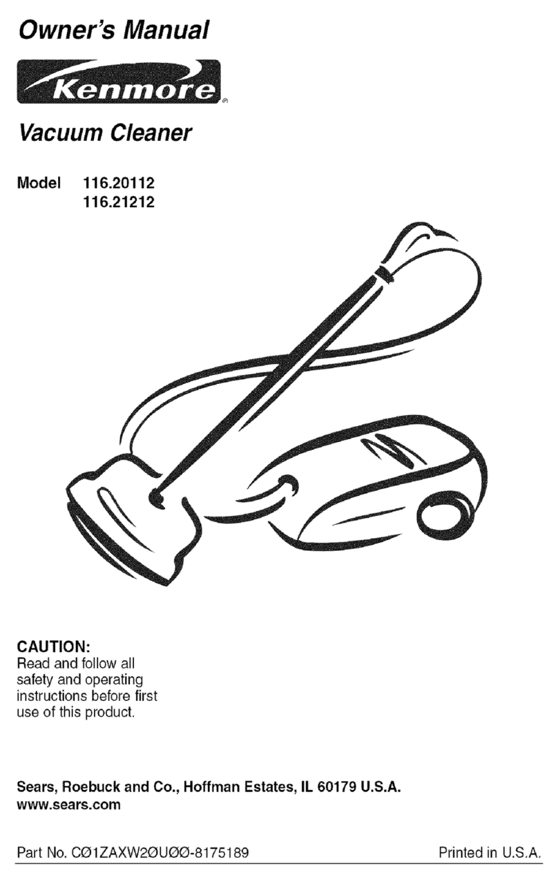 Kenmore 116.20112 User manual