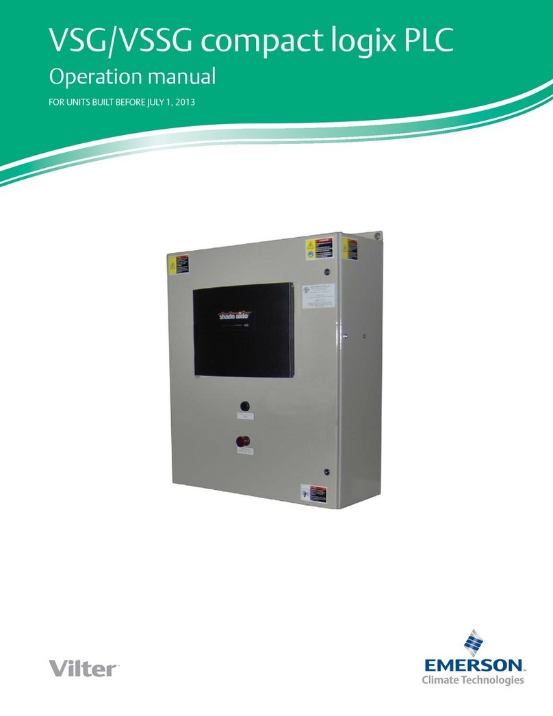 Emerson VSG User manual