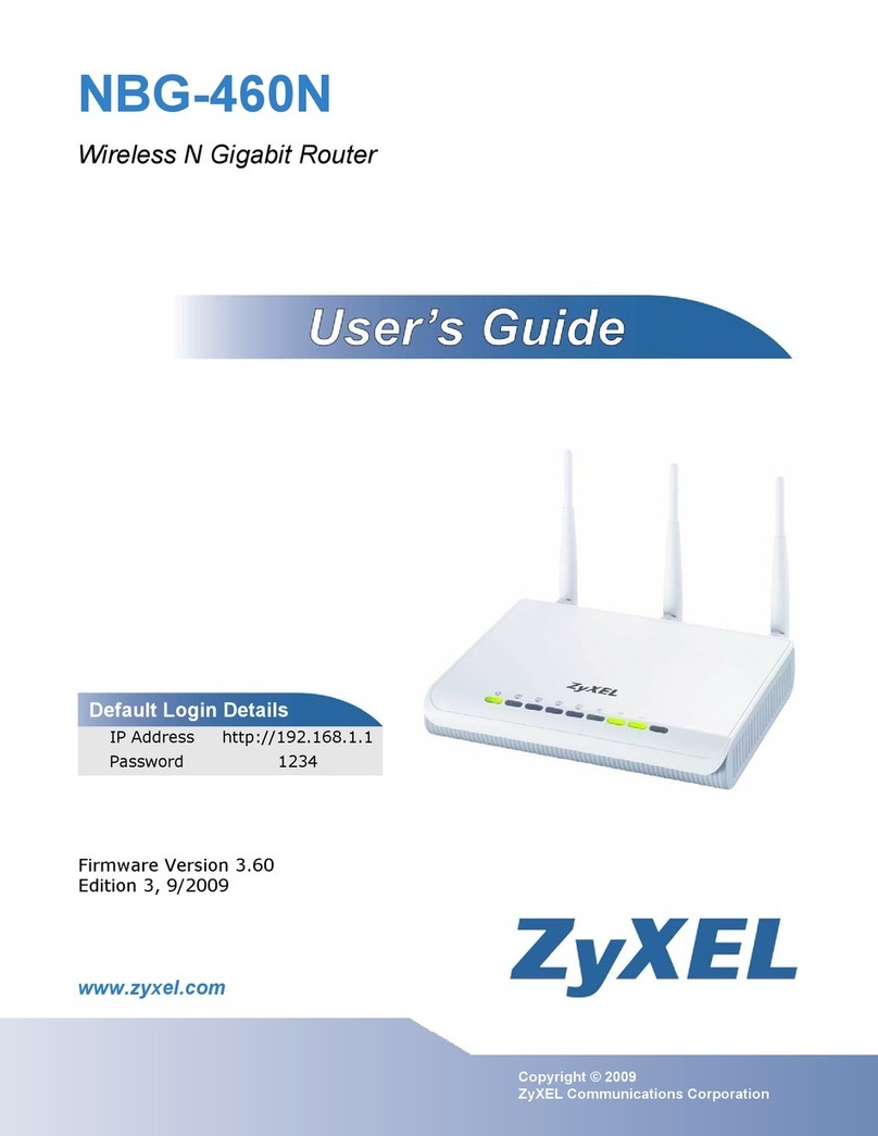 ZyXEL Communications NBG-4600N User manual