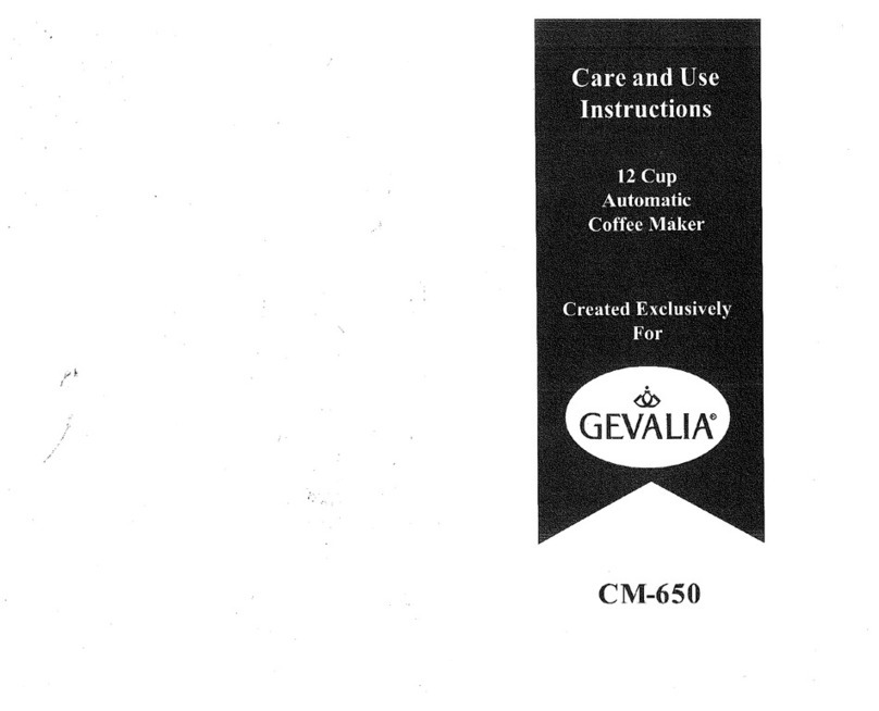 Gevalia CM-650 Manual