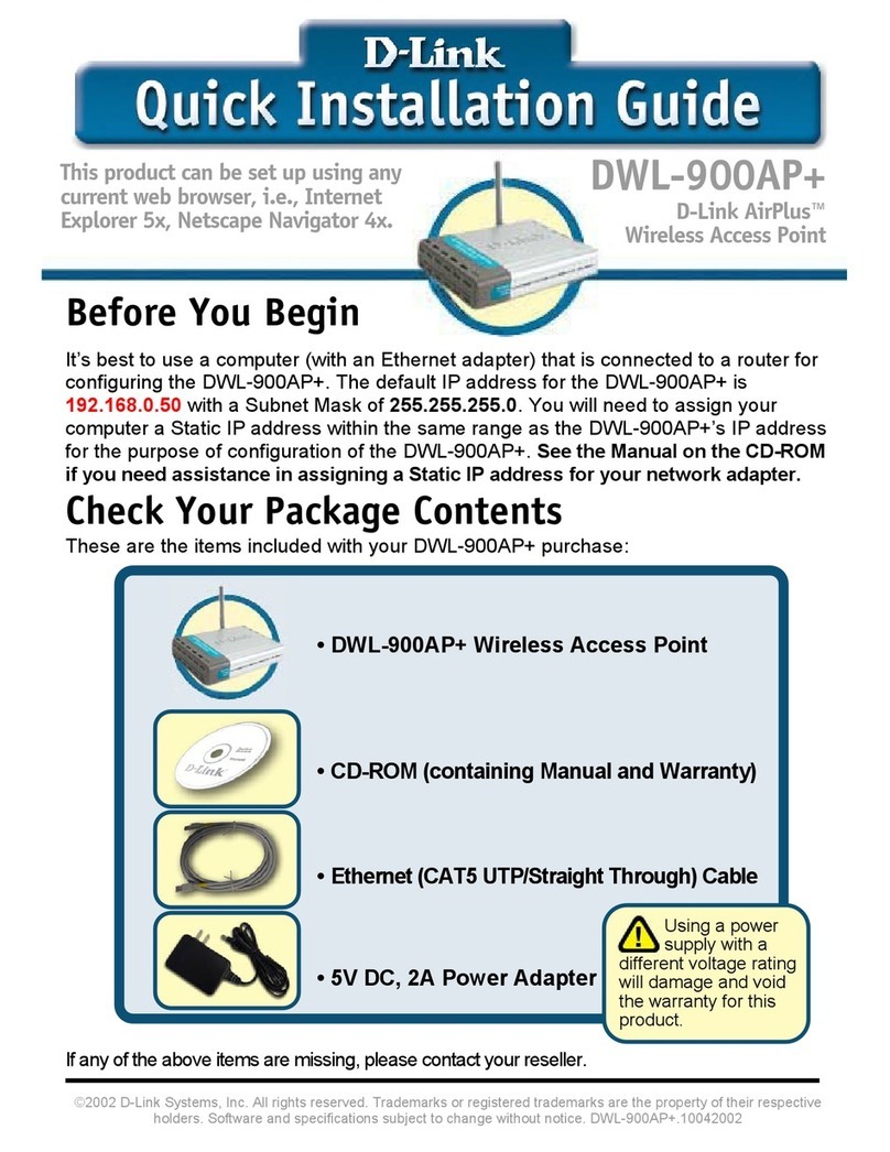 D-Link AirPlus DWL-900AP+ User manual