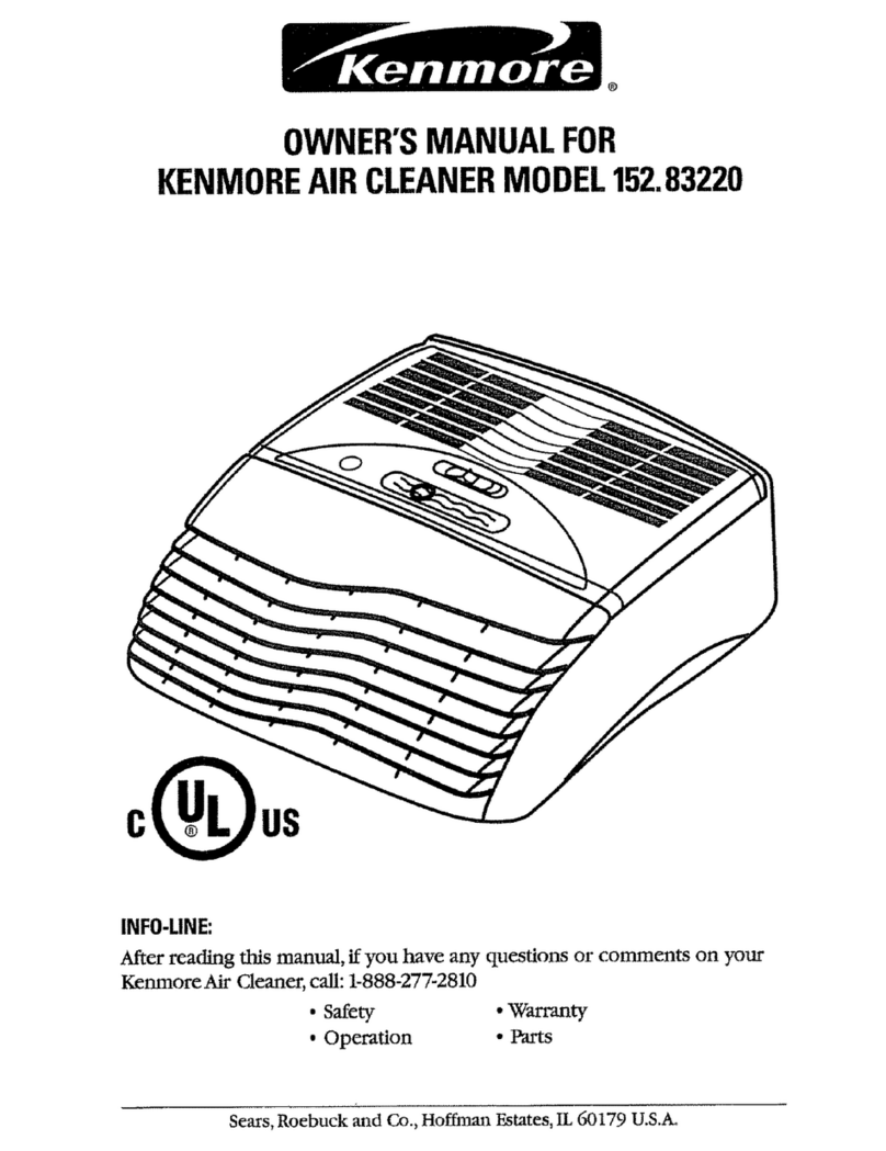 Kenmore 152.83220 owner's manual