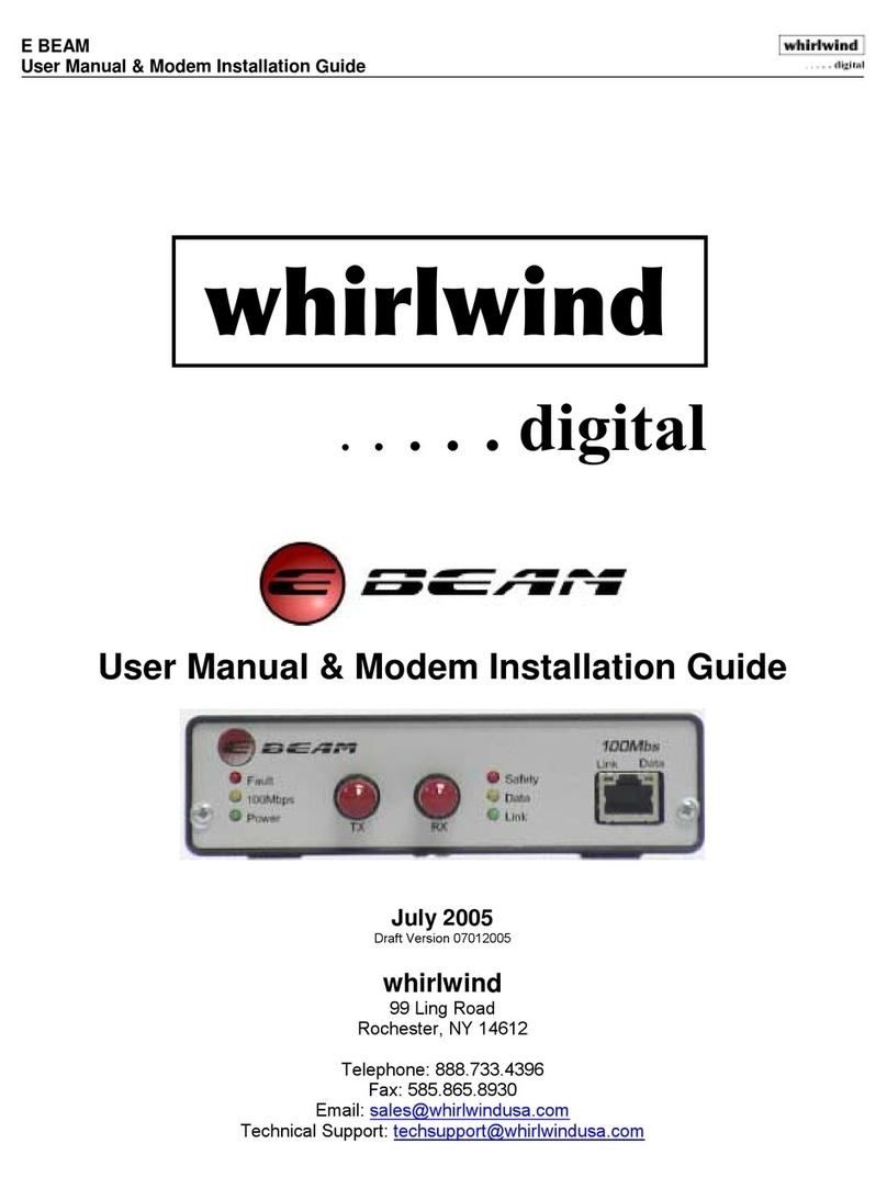 Whirlwind E BEAM installation guide