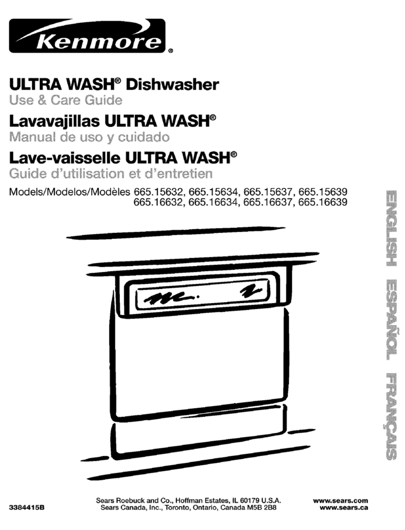 Kenmore Ultra wash 665.15632 Use and care guide