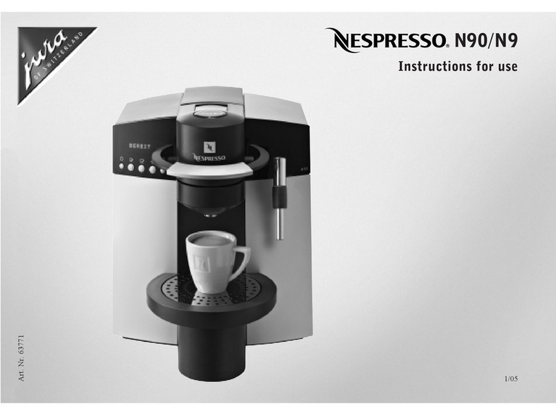 Jura Nespresso N90 Instructions for use