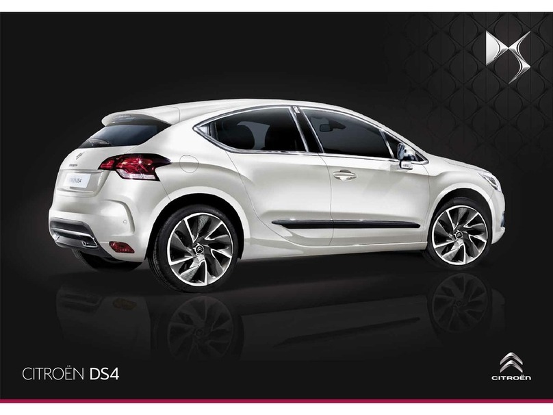CITROEN DS4 DSign Operating and installation instructions CITROEN DS4 DSign Operating and installation instructions