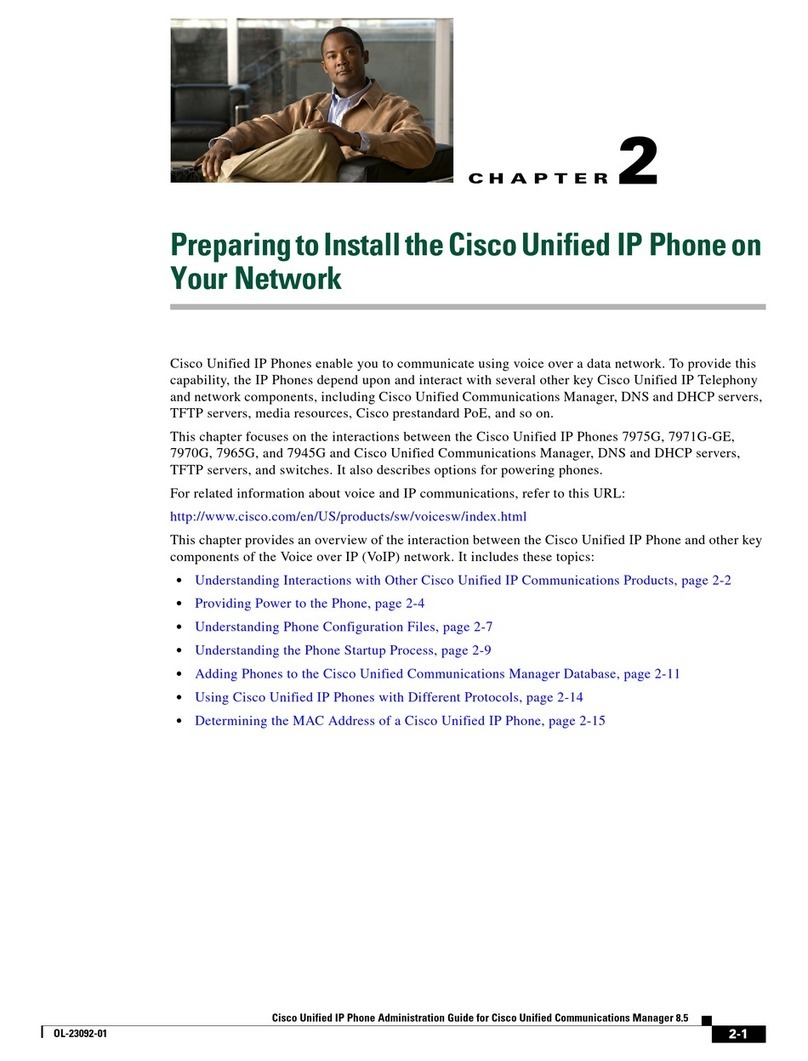 Cisco 7975G - Unified IP Phone VoIP Preparing to install