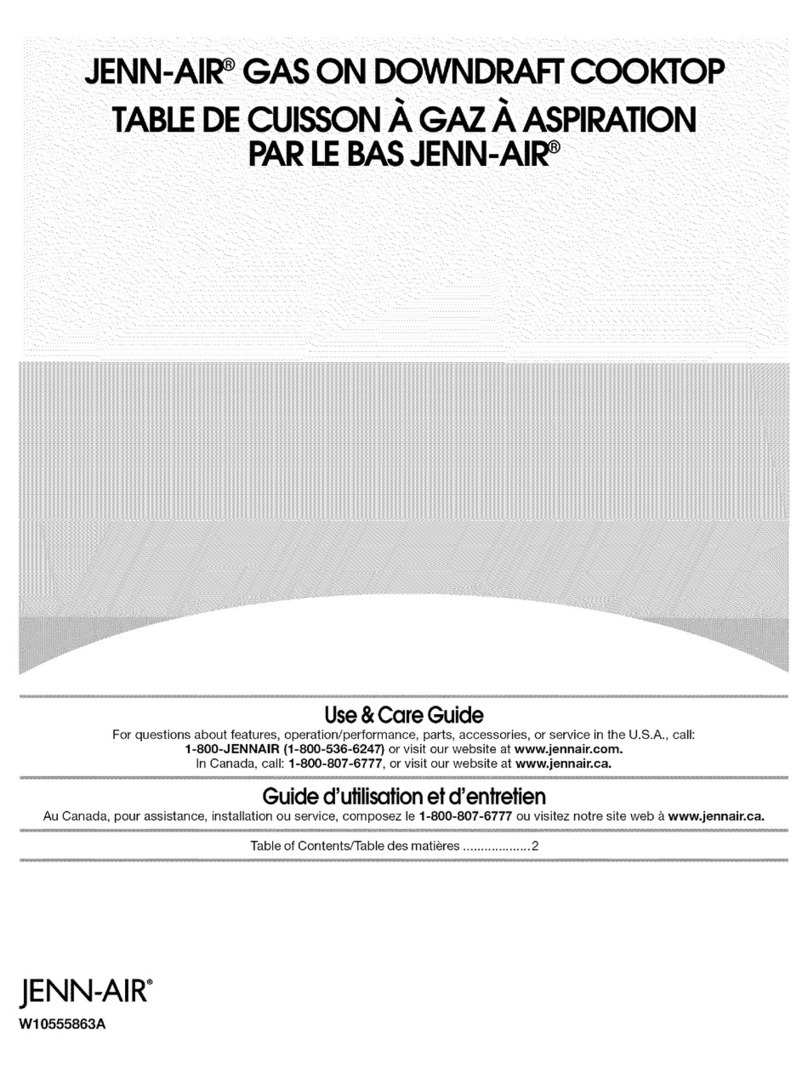 Jenn-Air W10555863A Use & care guide