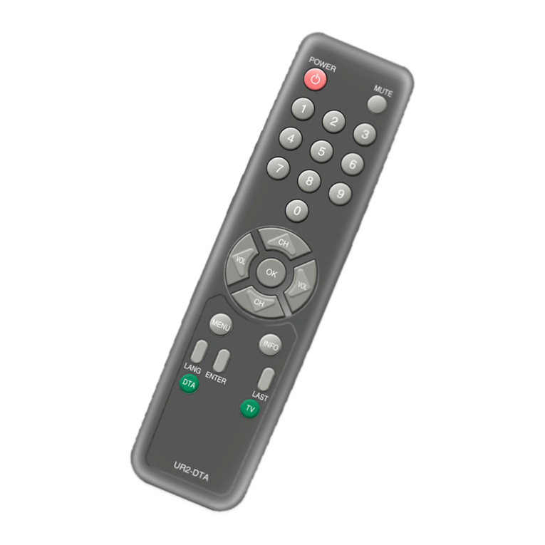 Universal Remote Control UR2-DTA User manual