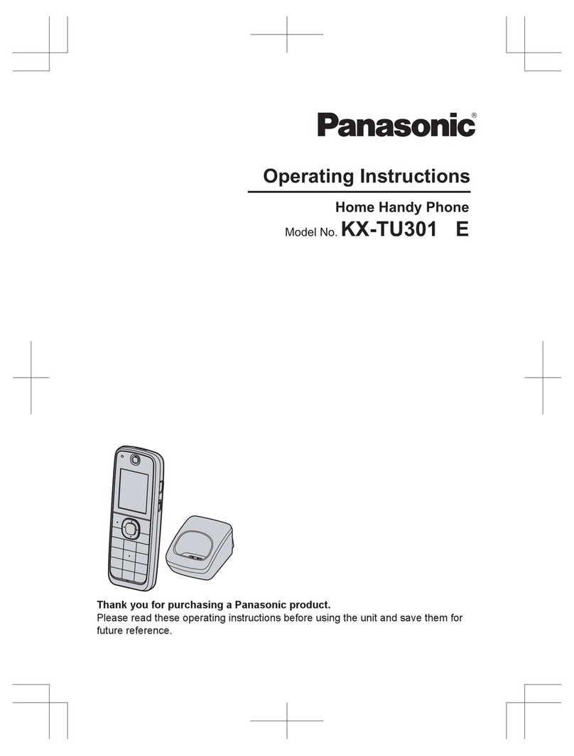 Panasonic KX-TU301 E operating instructions