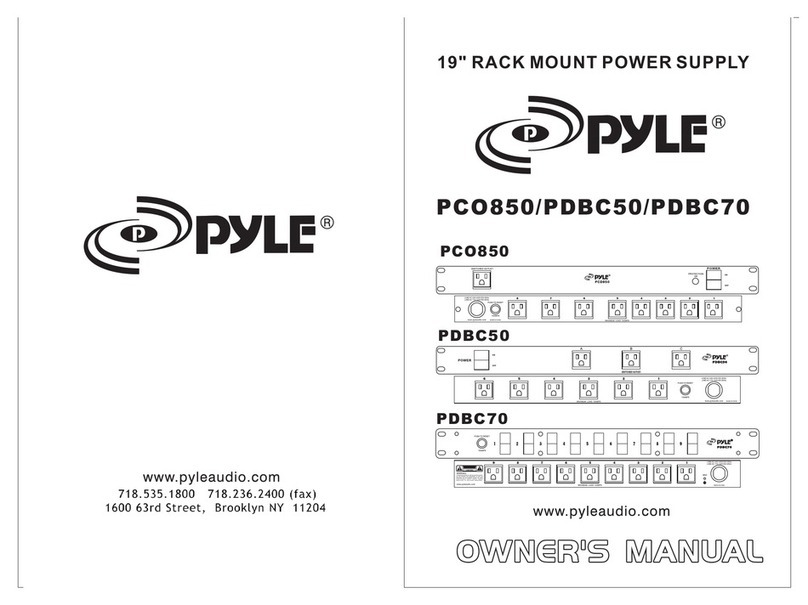 Pyle PCO850 User manual