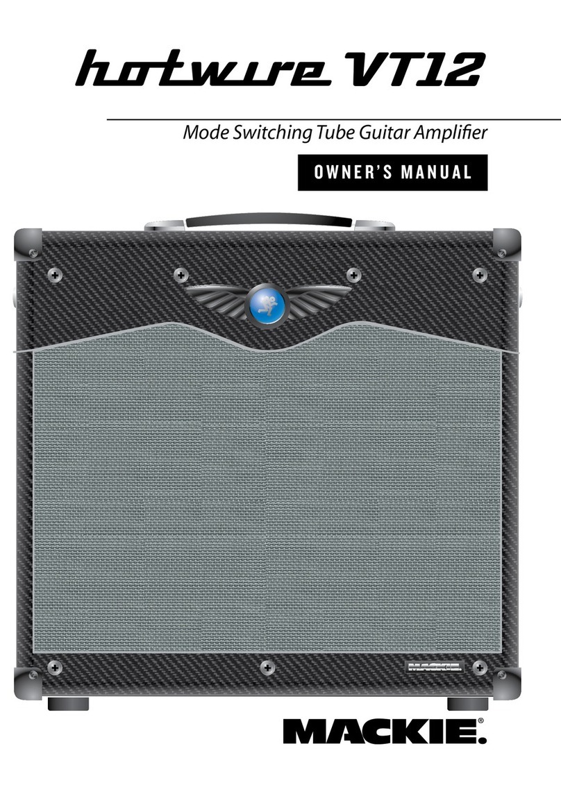 Mackie hotwire VT12 owner's manual