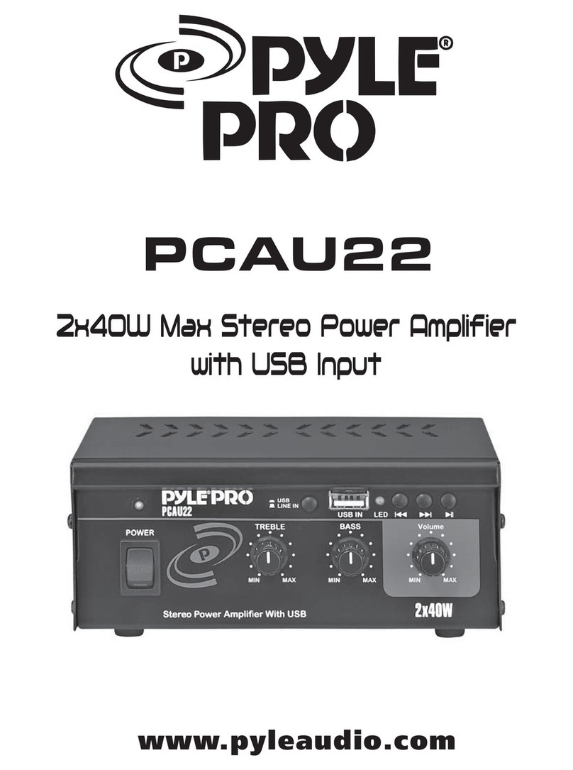 Pyle Pro PCAU22 User manual
