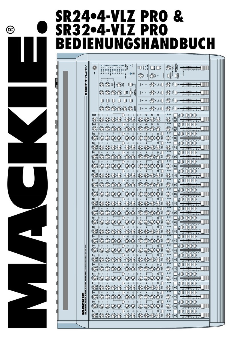 Mackie SR24-4-VLZ PRO User manual
