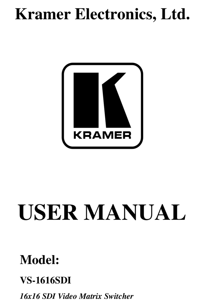 Kramer VS-1616SDI user manual