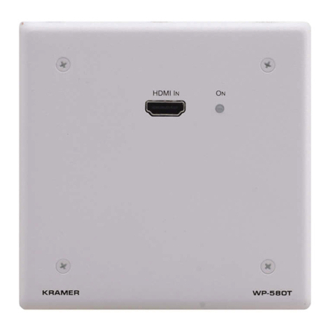 Kramer WP-580T User manual