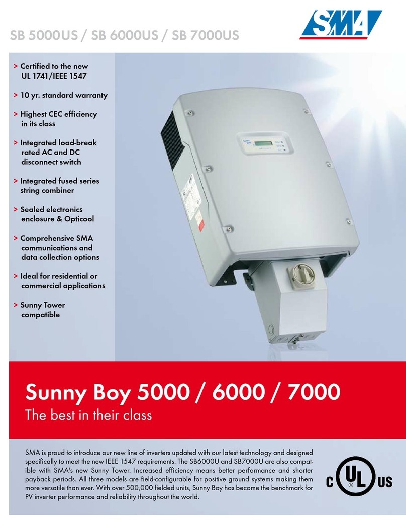 SMA Sunny Boy SB 5000US quick guide