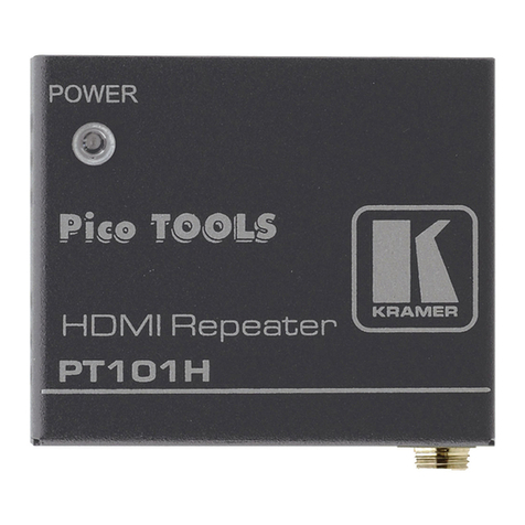 Kramer PT-101H User manual
