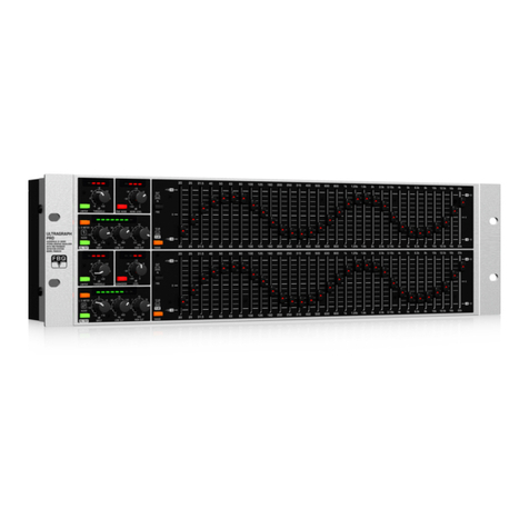 Behringer Ultragraph Pro FBQ6200 User manual