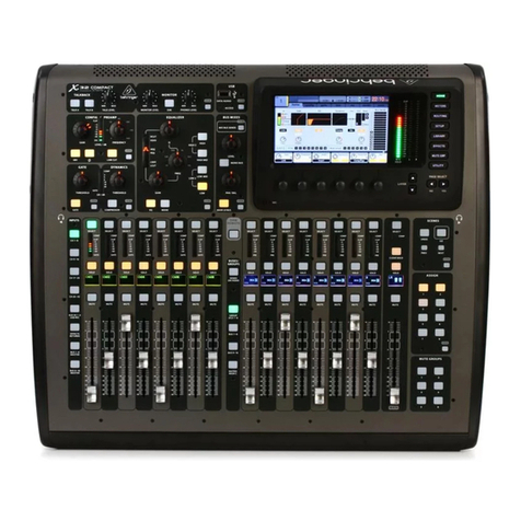 Behringer X32 DIGITAL MIXER manual&nbsp;